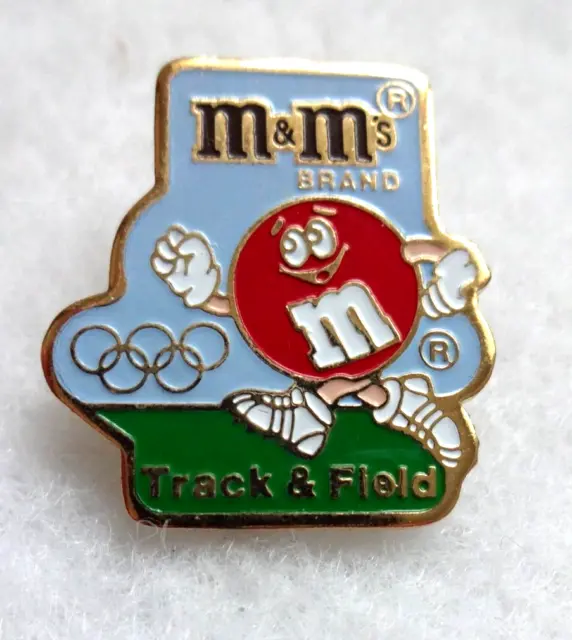 M&M's - 1992 OLYMPIC GAMES - TRACK & FIELD - PIN BADGE