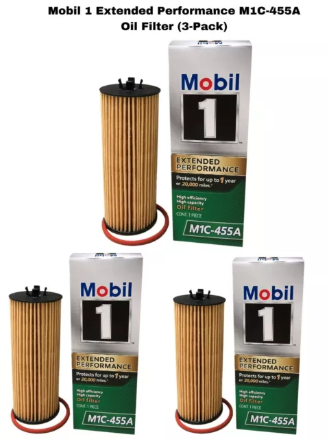 Mobil 1 Extended Performance Oil Filter M1C-455A - Lot of 3