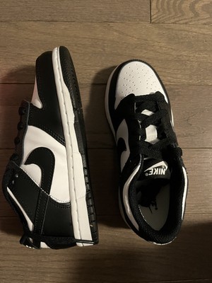 NIKE DUNK LOW Retro -Panda- Black/White PS Size 12.5 $120.00 - PicClick