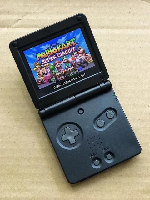 NINTENDO GAME BOY Advance GBA SP Graphite Black System AGS 101