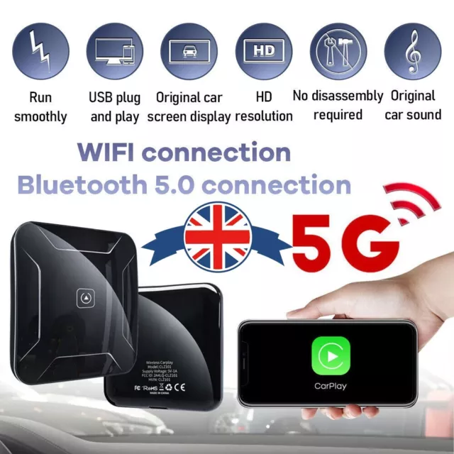 Wireless Carplay Adapter Android Auto Dongle Android 11 Activator 3 In 1  Multimedia Box For Ford Mercedes Citroen Honda Kenwood