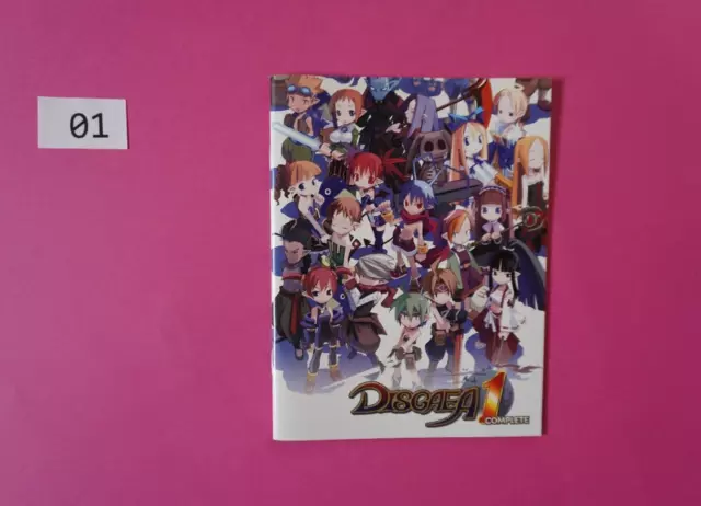 Disgaea 1 Complete Mini Art Book Limited Edition Exclusive NISA Booklet Rare New