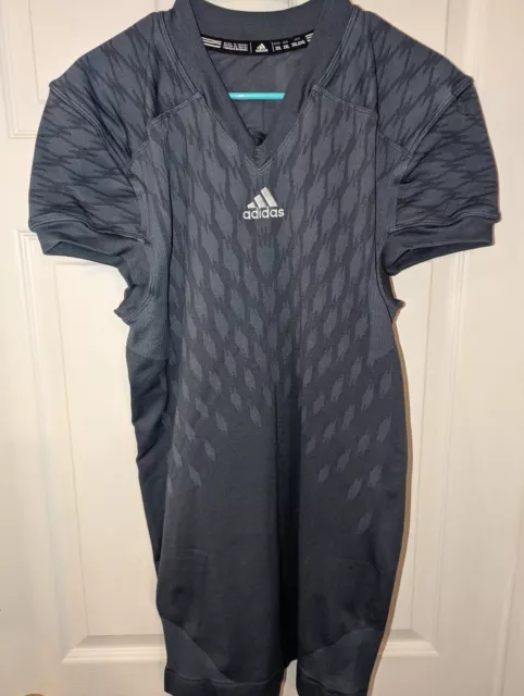 ADIDAS TECHFIT SHOCKWEB PRACTICE JERSEY Grey with logo size XXL 2XL