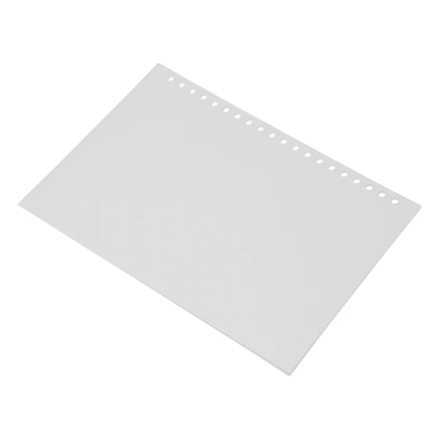 (Weiß)50 X Transparente PP-DokumentenhüLlen Mit 20 LöChern