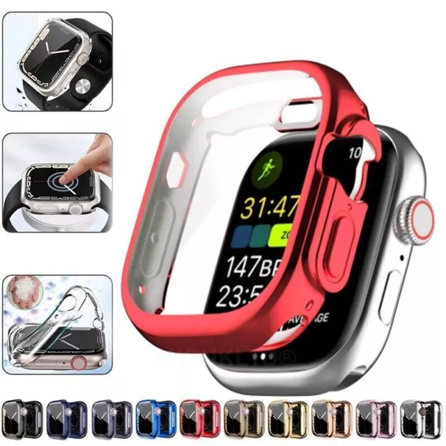 For Apple Watch Ultra 1/2 49mm Case Screen Protector Full Protective Hard Cover 2