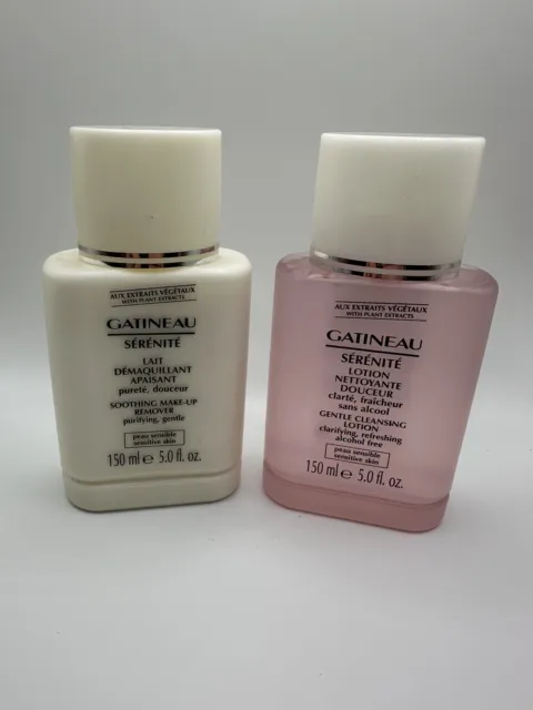 Gatineau Sérénité Soothing Make Up Remover & Gentle Cleansing Lotion Bundle