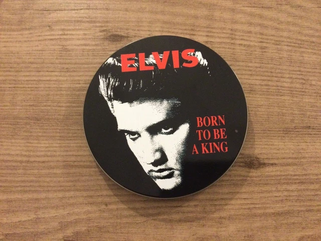 Patch Tissé Officiel Elvis Presley - Motif 'Elvis Where R&R Was Born' - Taille Environ 100x100 Mm - Pour Veste, Sac, Customisation - 6