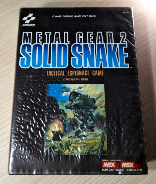 MSX/MSX2 GAME METAL Gear 2 Solid Snake EUR 899,00 PicClick FR