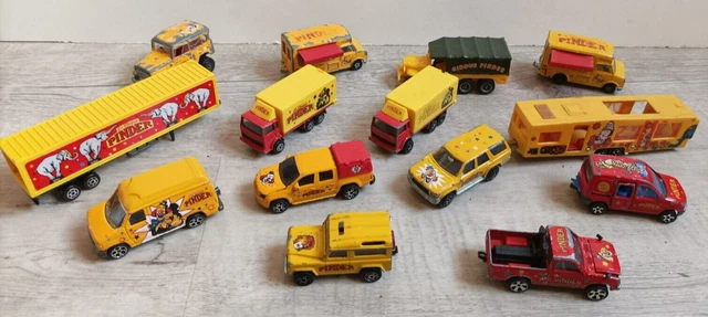 Lot De 5 Voitures Miniatures Majorette - Dont Modèles Pinder Et Supercargo
