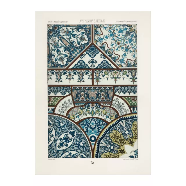 ALBERT RACINET - 18th / 19th Century Pattern (Giclée Art Print)