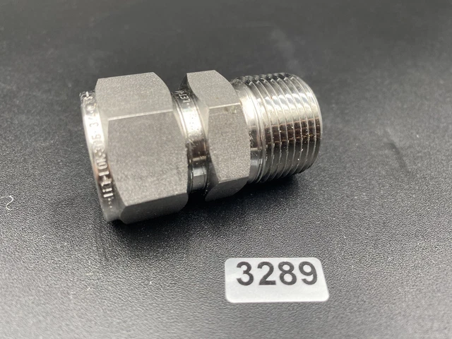 Stainless Steel Swagelok Tube Fitting Male Connector 5/8" Tube OD x 3/4" MNPT