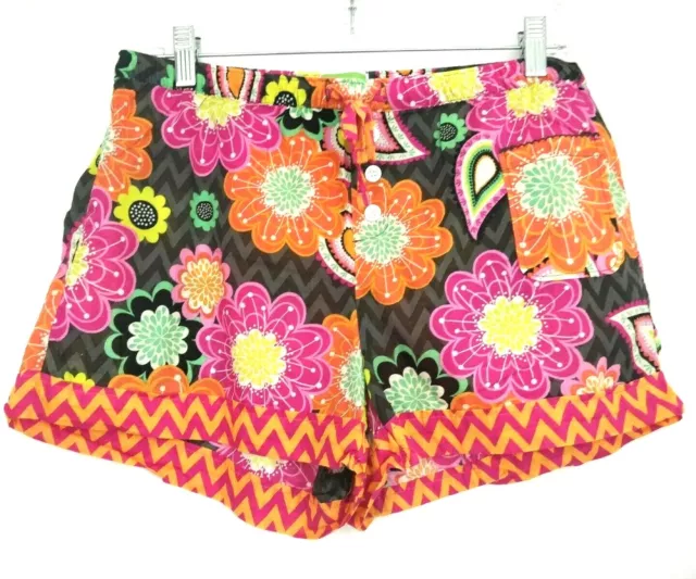 Vera Bradley Women Cotton Pajama Bottom Sleep Shorts PJ"s Sz M