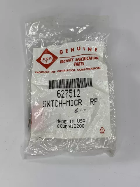FSP 627512 Micro Switch Sears Kenmore Whirlpool Ice Maker NOS Genuine OEM