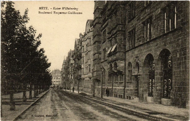 CPA AK METZ - Kaiser Wilhelmring Boulevard Empereur-Guillaume (393320)