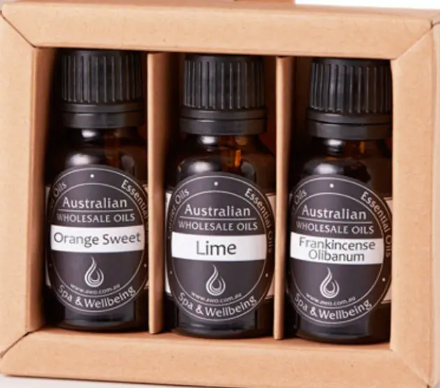 15ml Essential Oils - Ho Wood, Orange, Eucalyptus, Tea Tree, Rose Geranium.