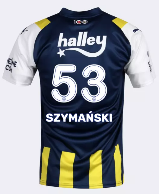 Fenerbahce SEBASTIAN SZYMANSKI 53 Puma 2023/24 Heimspiel Trikot Off. Lizenziert