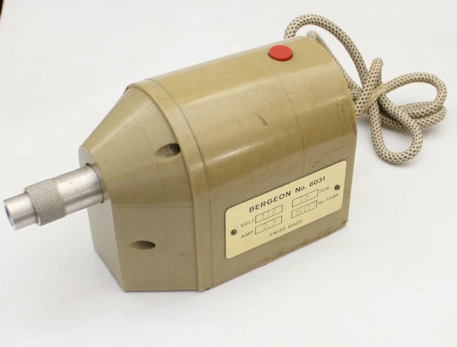 Support Horloger Bergeon En Bois Pour Montres étanches - Outil De Visseuse - Occasion Bon état