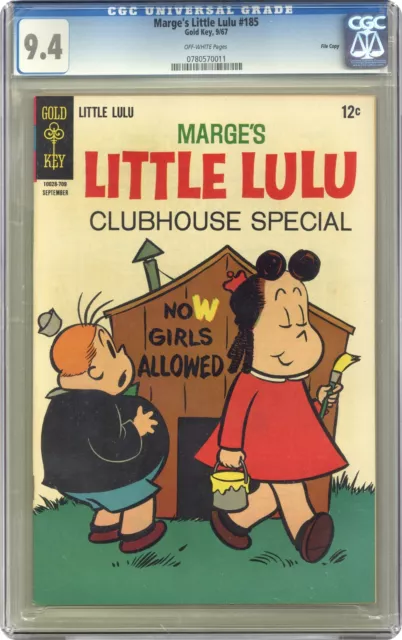 Little Lulu #185 CGC 9.4 1967 0780570011