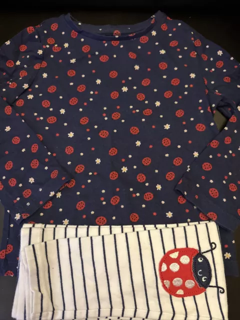 Girls Outfit Set Age 2-3 Years T-shirt Top Leggings Mothercare