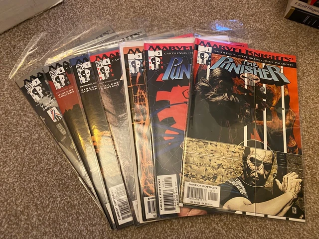 Marvel Knights The Punisher Issues 1 - 7 (2001) Garth Ennis, Steve Dillon
