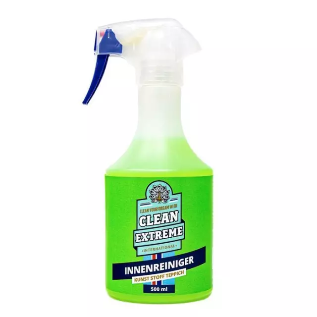 CLEANEXTREME Auto-Innenreiniger 500 ml Innenreinigung Kunststoff Cockpit Leder