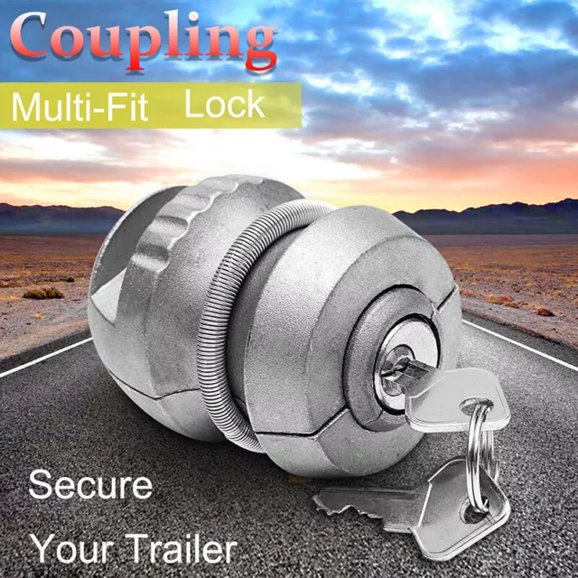 Insertable Hitch Lock Trailer Coupling Hitch Lock Tow Ball Caravan For Secu-KX
