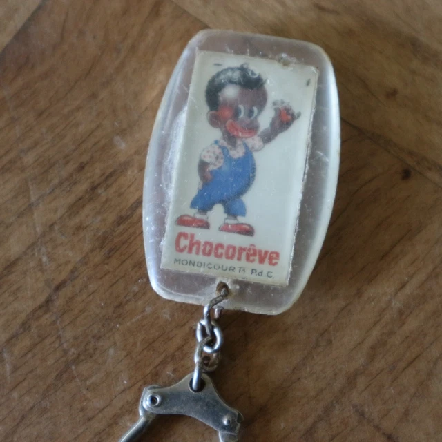 Ancien Porte-clés Publicitaire Chocoreve – Produits Alimentaires – Collection Pub