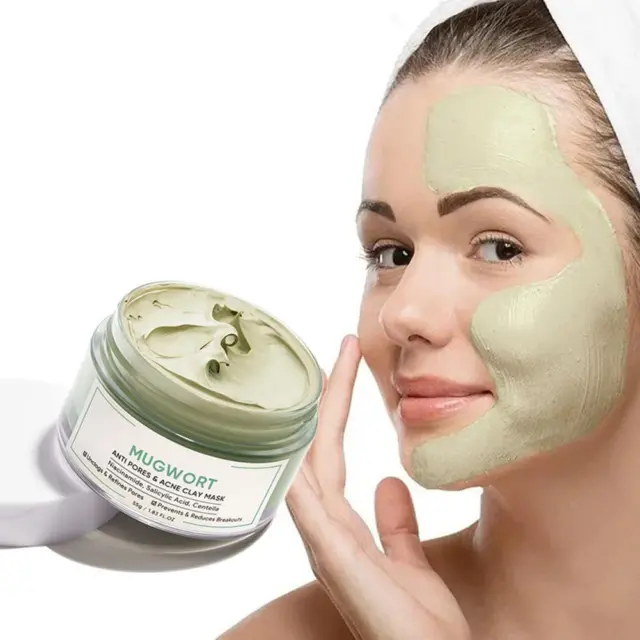 Maschera pulizia controllo olio rimozione punti neri tè verde maschera tè verde H4M5