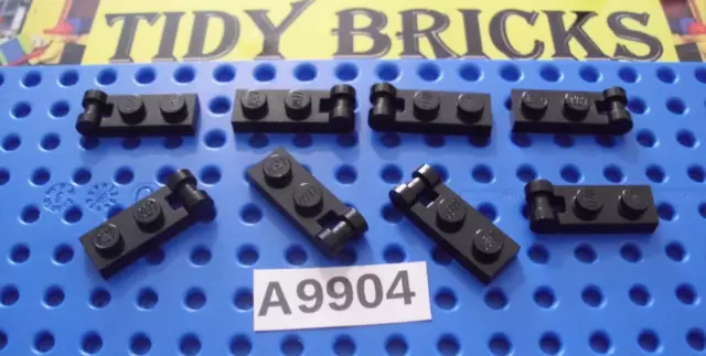 LEGO GENUINE BLACK 2x1 LEGO PLATE WITH END BAR HANDLE 8 PIECES A9904 A 2.55 PicClick UK