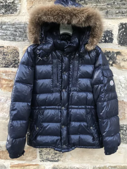 Mens moncler deals jacket with fur