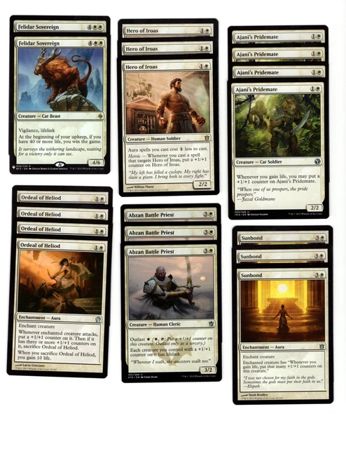 Magic The Gathering Theme Deck 60-Card White Angel Life Gain Deck - Ready  To Play Modern Magic: The Gathering MTG MTG White Angel Deck