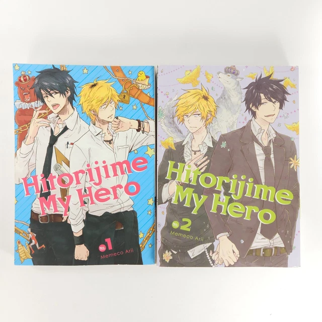 Hitorijime My Hero Manga Vol 1 + 2 - Memeco Arii