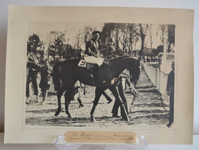Foto Analogica Anonimo Di 1948 Racing Pista Cavallo Passeggiate a San Cloud