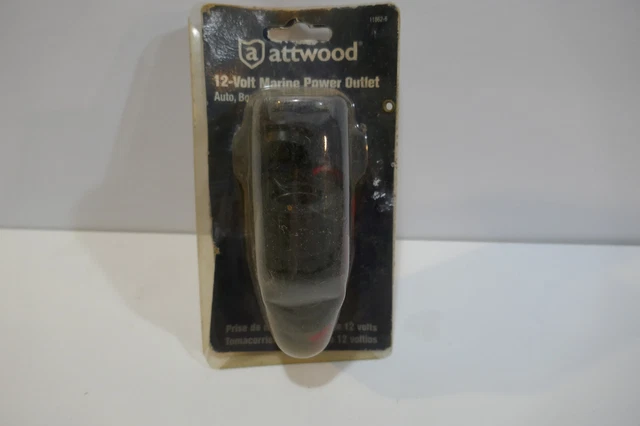 Attwood 12-volt Marine Power/Cigarette Lighter Extra Outlet - Car, Boat, RV
