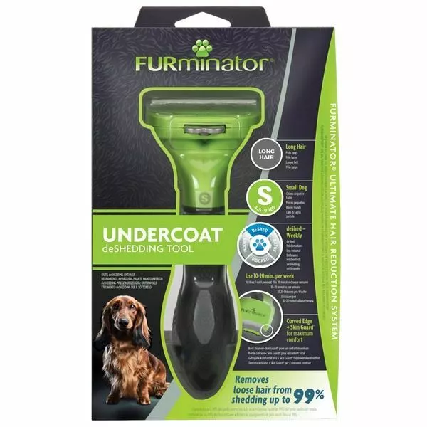 Furminator sous-Poil Deshedding Outil Pour Long Cheveux Chien - S 4.5-9Kg Gadget