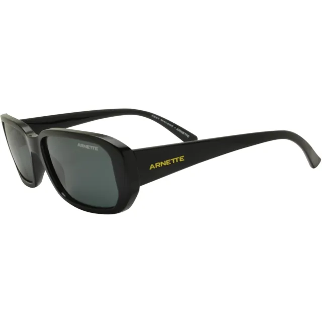 Arnette AN 4265 41/87 Gringo Shiny Black Frame Grey Lens Mens Womens Sunglasses