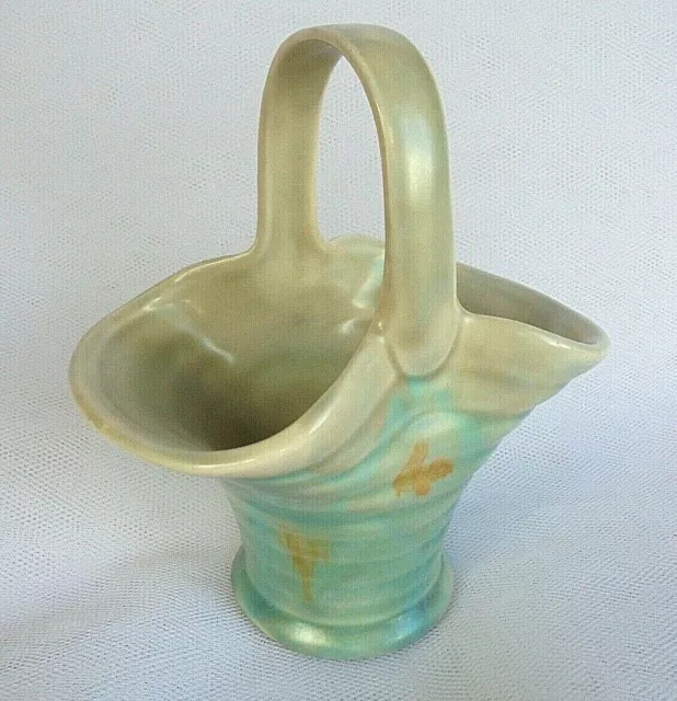 Kleiner Beswick Blumenkorb ~ Form Nummer 900/2 ~ Schöner Ausstellungsartikel!