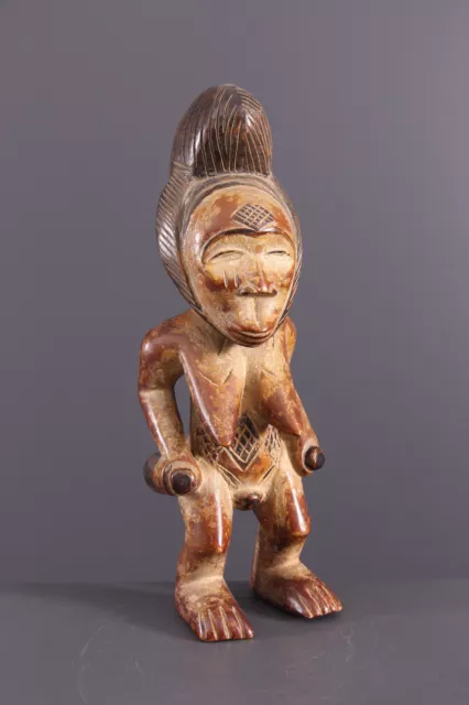 Statue Punu AFRICAN ART AFRICAIN ANCIEN TRIBAL PREMIER PRIMITIF no reserve