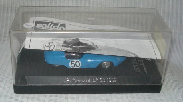 Solido Demontable Solido Marque Miniature Voiture Petite Voiture Solido DB PANHARD LE MANS Avec Un Personnage