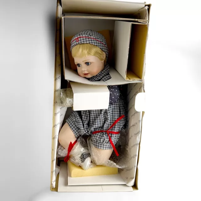 Andrew  Heritage Hamilton Collection By Connie Water Derck Porcelain Doll