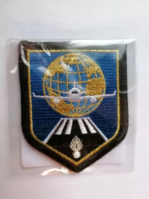 Écusson rondache patch brodé Gendarmerie des Transports Aériens