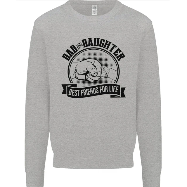 Dad & Daughter Best Friends Fathers Day Mens Sweatshirt Jumper