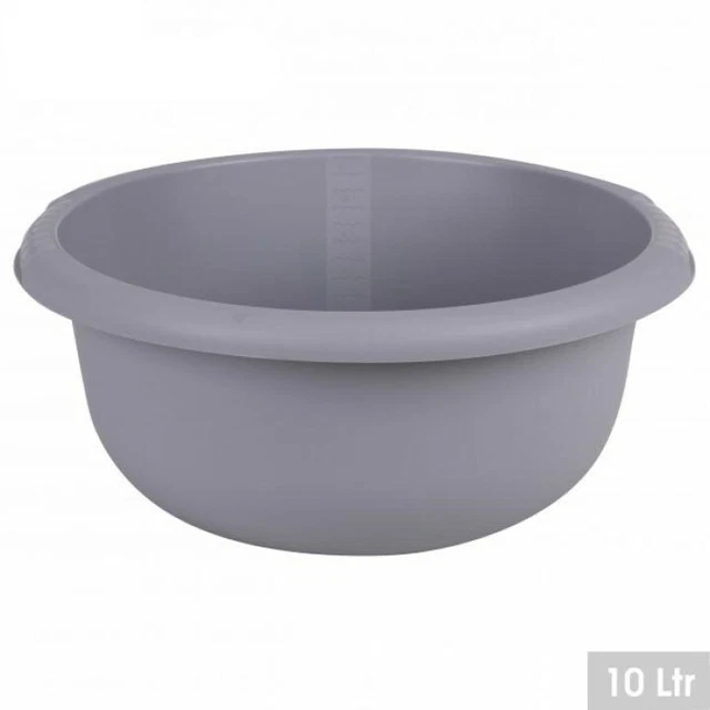 Bassine Gain Place Bassine Pliable ZEPIQOR - Gris Et Blanc - 30x28cm - Pour Cuisine, Buanderie, Extérieur Lavable Lave-vaisselle