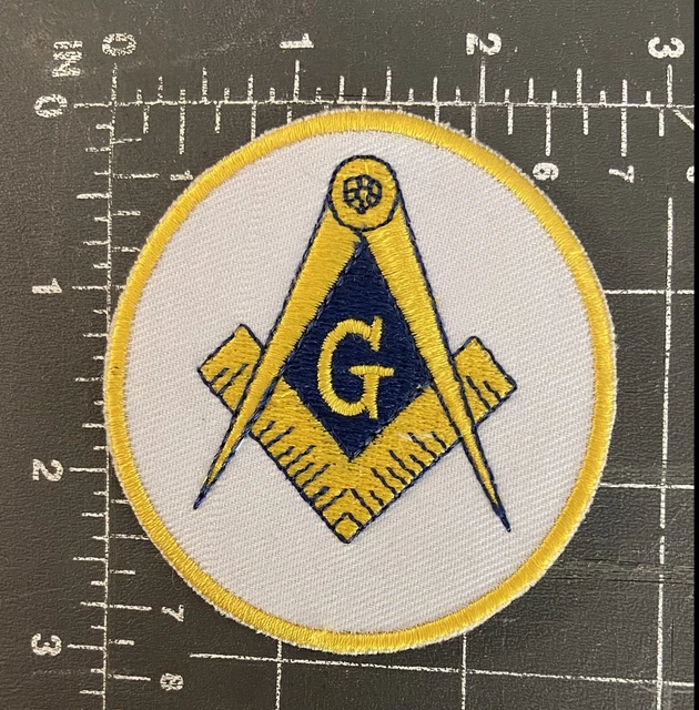 Badge Marque-page Maçonnique - Épinglette Carré & Compas, Neuf Sous Blister