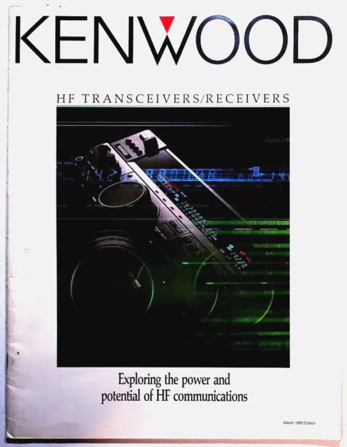 Original Kenwood Hf Transceiver Receiver Catalog Ts-950Dx Ts-850S Ts-450S R-5000