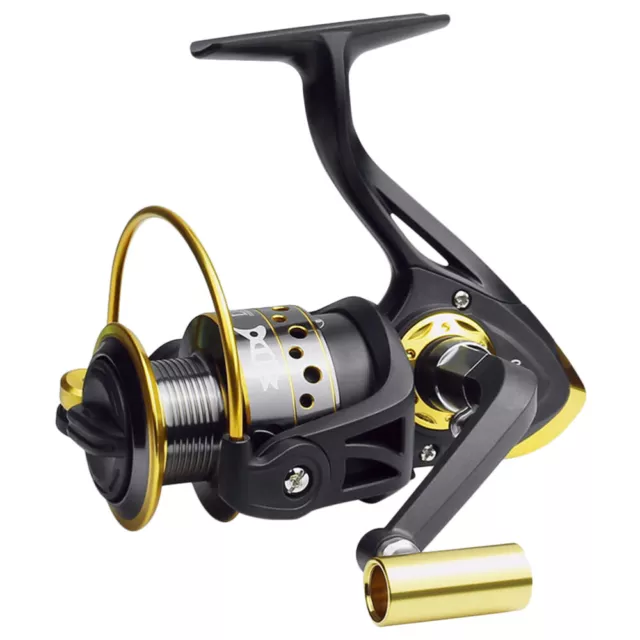 Moulinet à pêche 5.2 : 1 roue de pêche à carpe en métal Moulinet spinning