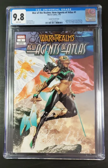 9.8 CGC War of Realms New Agents of Atlas #1 Suayan Variant