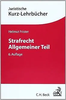 Strafrecht Allgemeiner Teil von Frister, Helmut | Buch | Zustand gut