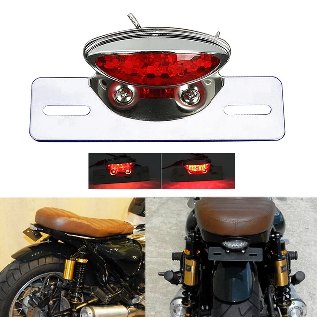 Motorcycle LED Turn Signal Brake Tail Light For Harley Bobber Chopper Cafe Racer