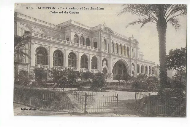 06  Menton  Le Casino Et Les Jardins